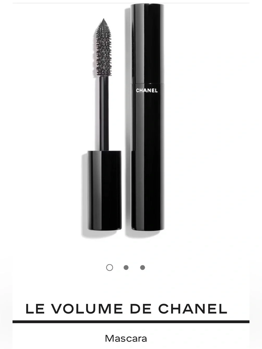 CHANEL Black Le Volume de Chanel Mascara with Chanel Chance sample